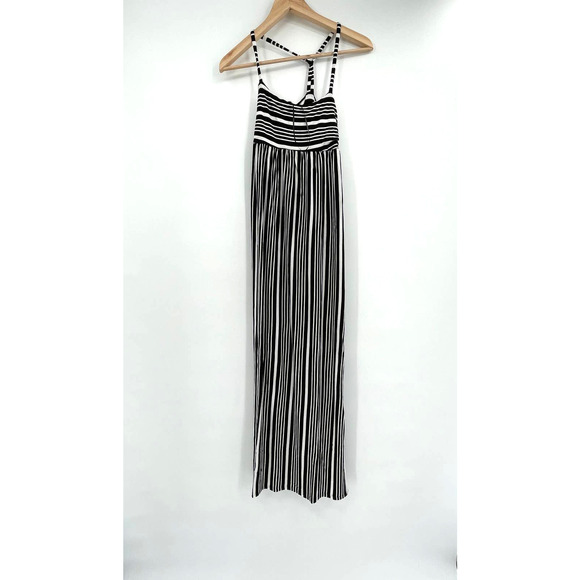 CHASER X EVEREVE NWT T Back Stretch Jersey Striped Maxi Dress // XS - Picture 4 of 9